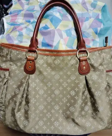 러셋 베이지 보스턴 백