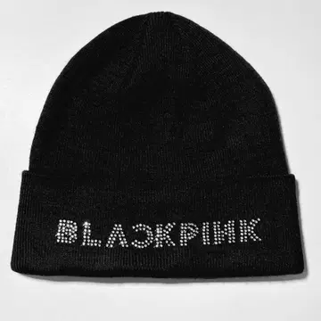 H&M BLACKPINK 콜라보 비니 모자 블랙 컬러