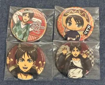 진격의 거인 엘렌 캔뱃지 4개 세트