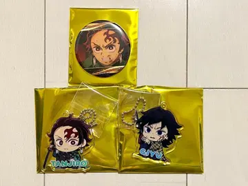 귀멸의 칼날 토미오카 기유 카마도 탄지로 아크릴 키링 컬렉션 캔뱃지