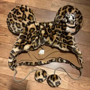 디즈니 미니 팬캡 레오파드 무늬