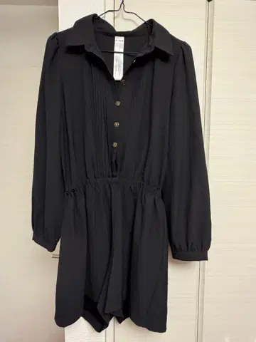 무루아 팬츠 원피스 블랙