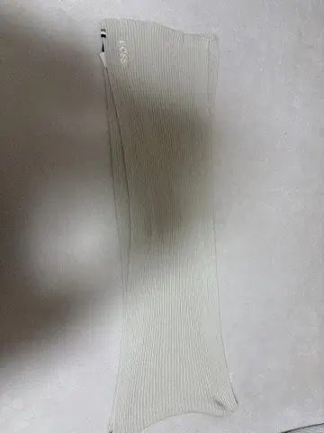 BOSS 니트 머플러 C-9 크림색