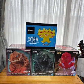 고질라 가메라 진좌수 외 4체 세트