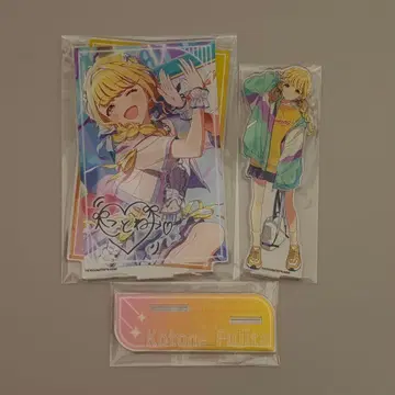 후지타 코토네 MEGA 아크릴 스탠드 TSUTAYA 학원 아이돌 마스터