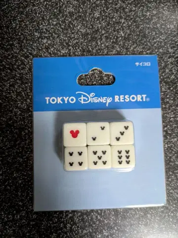 디즈니 리조트 미키 페이스 패턴 주사위