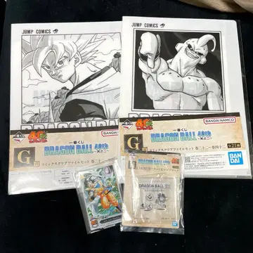 드래곤볼 40주년 클리어 파일 세트 4점 세트