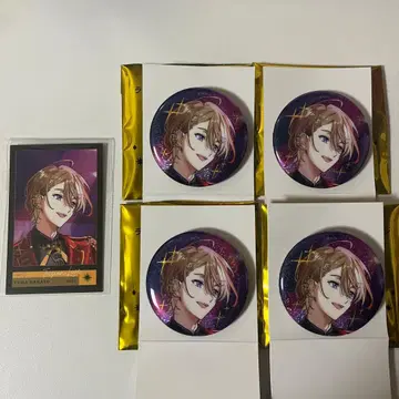 랜덤 반짝반짝 캔뱃지 사진풍 카드 후라 소토