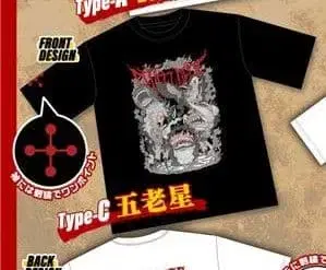 레어템 원피스 오로성 그래픽 티셔츠 BLACK XL