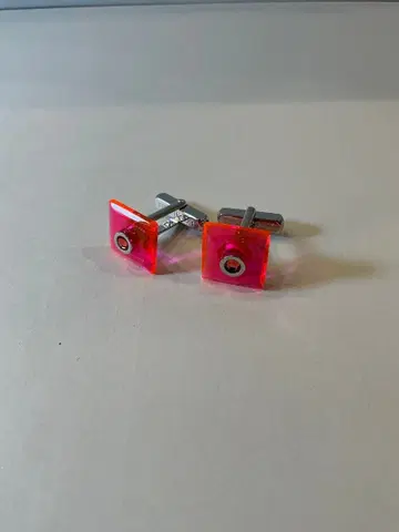 THOMPSON 톰슨 커프스 핑크 계열 스퀘어 디자인 고품질