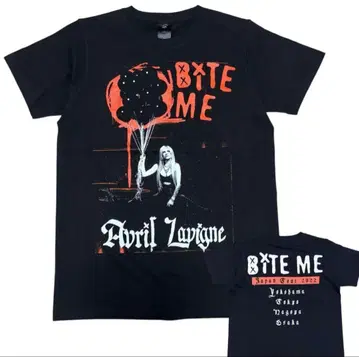 새상품 Avril Lavigne Japan Tour 2022 T셔츠 M