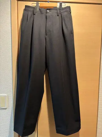 PLST 코튼 블렌드 와이드 팬츠