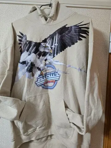 [가격 인하] MILKBOY 후드티 베이지 밀크보이 사이즈 M