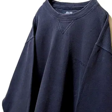 타미힐피거 로고 자수 맨투맨 트레이닝복 네이비 네이비 컬러 L 구제 의류