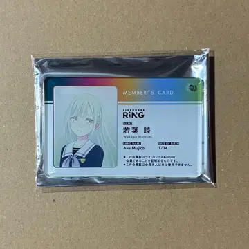 뱅드림 Ave Mujica 회원증풍 아크릴 키체인 와카바 무츠키 모티스