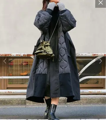 etsinta 에신타 절개 맥시 밀리터리 코트 차오패닉 티피