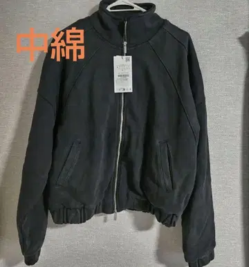 ZARA 워시 가공 지퍼 자켓 충전솜