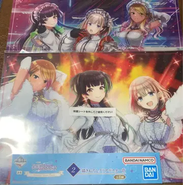 샤니마스 제일복권 스트레이라이트 신규 일러스트 클리어 포스터 2장 세트