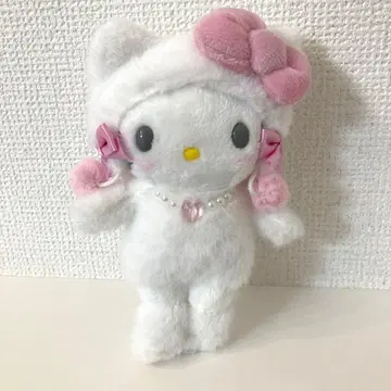 미사용 새상품 산리오 하라주쿠점 한정판 고양이 하라주쿠 마스코트 헬로키티