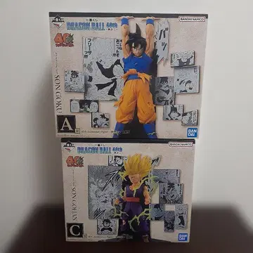 제일복권 드래곤볼 40주년 A상 손오공 C상 손오반 피규어