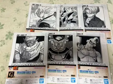 드래곤볼 제일복권 코믹 클리어 파일 세트 G상 6종 세트