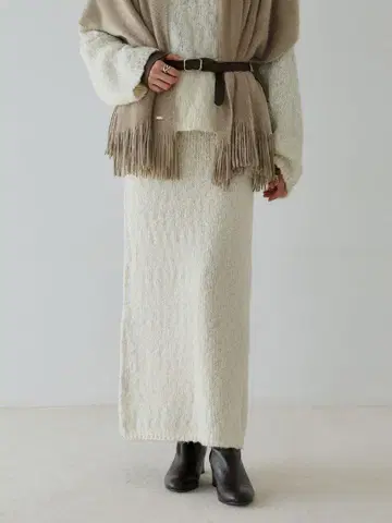 crewre 로빙 슬라브 니트 스커트 사이즈 2