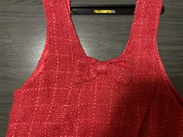 Bje Bje 빨간색 슬리브리스 원피스