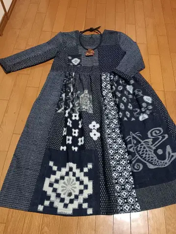 빈티지 원단 리메이크 원피스