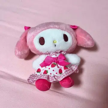 새상품 딸기 드레스 마스코트 마이멜로디