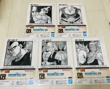 제일복권 드래곤볼 40주년 G상 클리어 파일 5종 세트