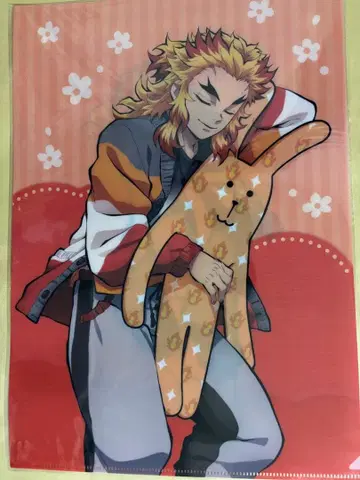 귀멸의 칼날 크라프트홀릭 클리어 파일 렌고쿠 쿄쥬로