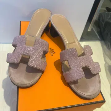 에르메스 핑크 뮬 샌들 오아시스 오아시스 오란 OASIS