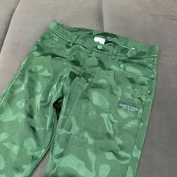 [ MARK & LONA ] 카모 패턴 팬츠 그린 L 사이즈