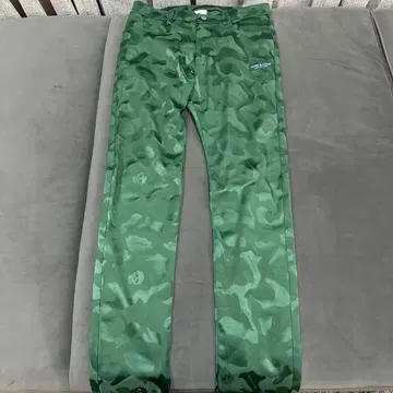 [ MARK & LONA ] 카모 패턴 팬츠 그린 L 사이즈
