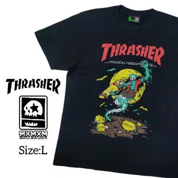매지컬 모쉬 미스핏츠 x 트레셔/W네임T셔츠/Size:L