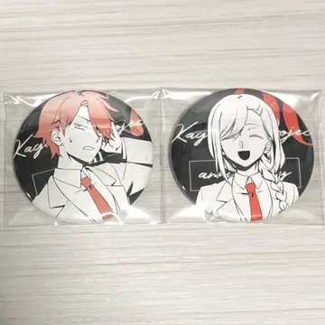 카게프로 신타로 아야노 캔뱃지