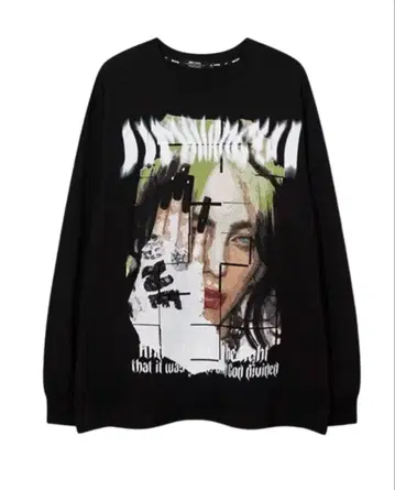 Ninety-nine Distorted Face L/S Tee