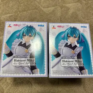 하츠네 미쿠 Luminasta 클래시컬 메이드 피규어 2개 세트