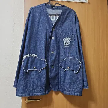 드럭 스토어즈 얇은 소재 데님 자켓 F 사이즈