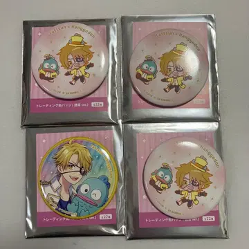 컬러풀 피치 타츠 군 캔뱃지 4개 산리오