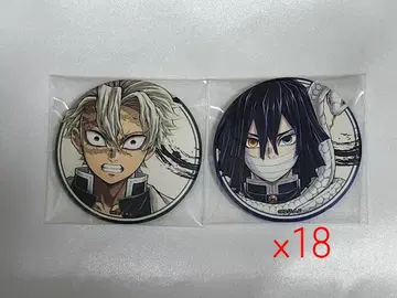 귀멸의 칼날 기둥전 사네미 이쿠로 매트 캔뱃지 세트