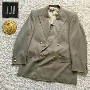 dunhill 던힐 골드 버튼 더블 브레스트 테일러드 자켓 수트
