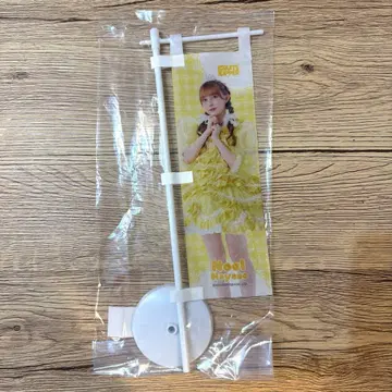 FRUITSZIPPER 기념 스키복권 하야세 노엘 10연 특전 미니 깃발