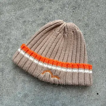 EVISU 에비수 니트 모자 모자 꽁지 비니 구제 의류