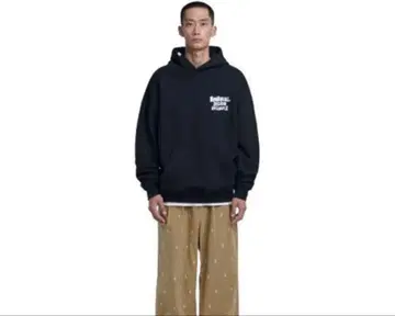 DOODLE 로고 후디 - 블랙