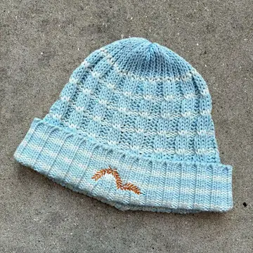 EVISU 에비수 니트 모자 폼폼 비니 구제 의류