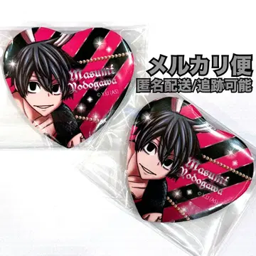 도겐안귀 요도가와 마스미 만화전 하트 캔뱃지 2점 원작