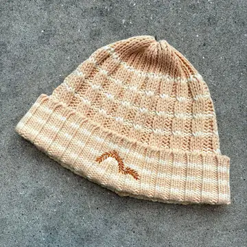 EVISU 에비수 니트 모자 모자 꽁지 비니 구제 의류