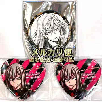 도겐안키 도테라 미카도 만화전 하트 캔뱃지 마네키네코 캔뱃지 3점 원작