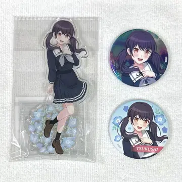 뱅드림 후타바 츠쿠시 아크릴 스탠드 캔뱃지 Maestoso (세트) 2
